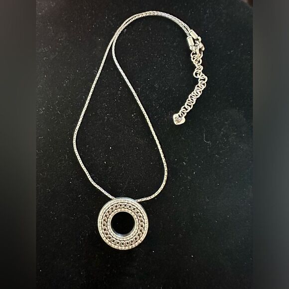 Vintage Brighton Vintage Chain Reaction Necklace Silver Plated - Picture 1 of 5